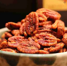 Sweet and Spicy Glazed Pecans