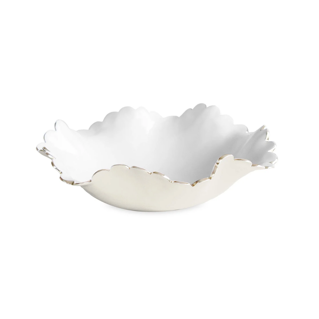 ENCANTO Colette Medium Bowl (Cream and White)