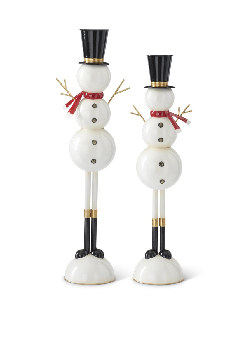Red Black & White Snowman