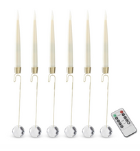 Candle Ornaments w/Remote LED