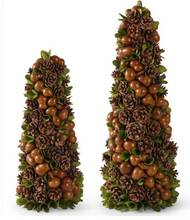 Brown Gourd & Pinecone Cone Tree