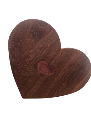 African Padauk Heart