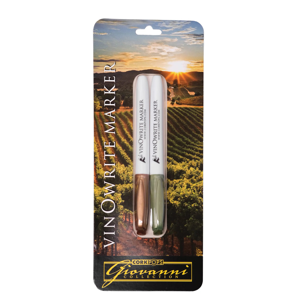 Wine Writer-Green & Copper