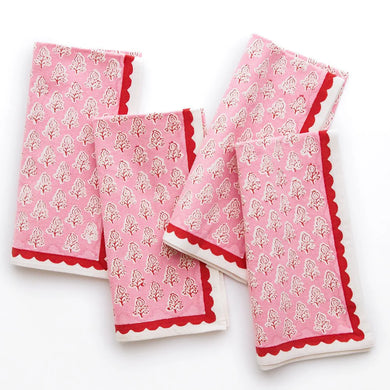 Pom Buti Pink Napkin