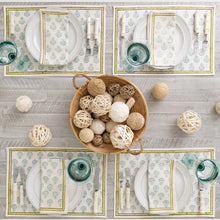 India Hicks Carnation Seafoam Placemat