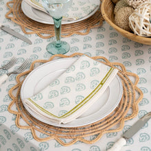 India Hicks Carnation Seafoam Napkin