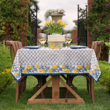 Lemon Vine Tablecloth-60x90