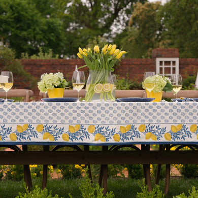 Lemon Vine Tablecloth-55 SQ