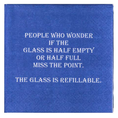 NAPKIN -Glass Refillable.