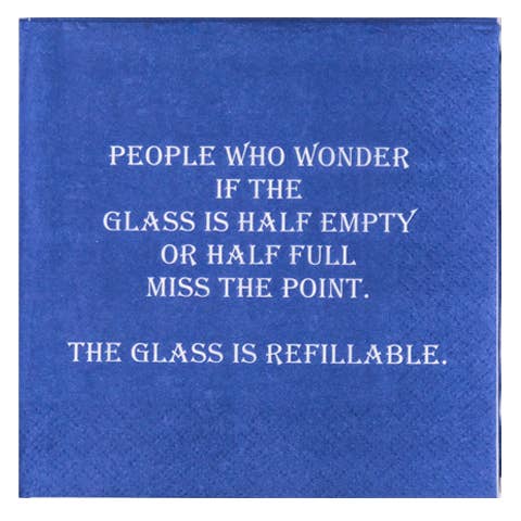 NAPKIN -Glass Refillable.