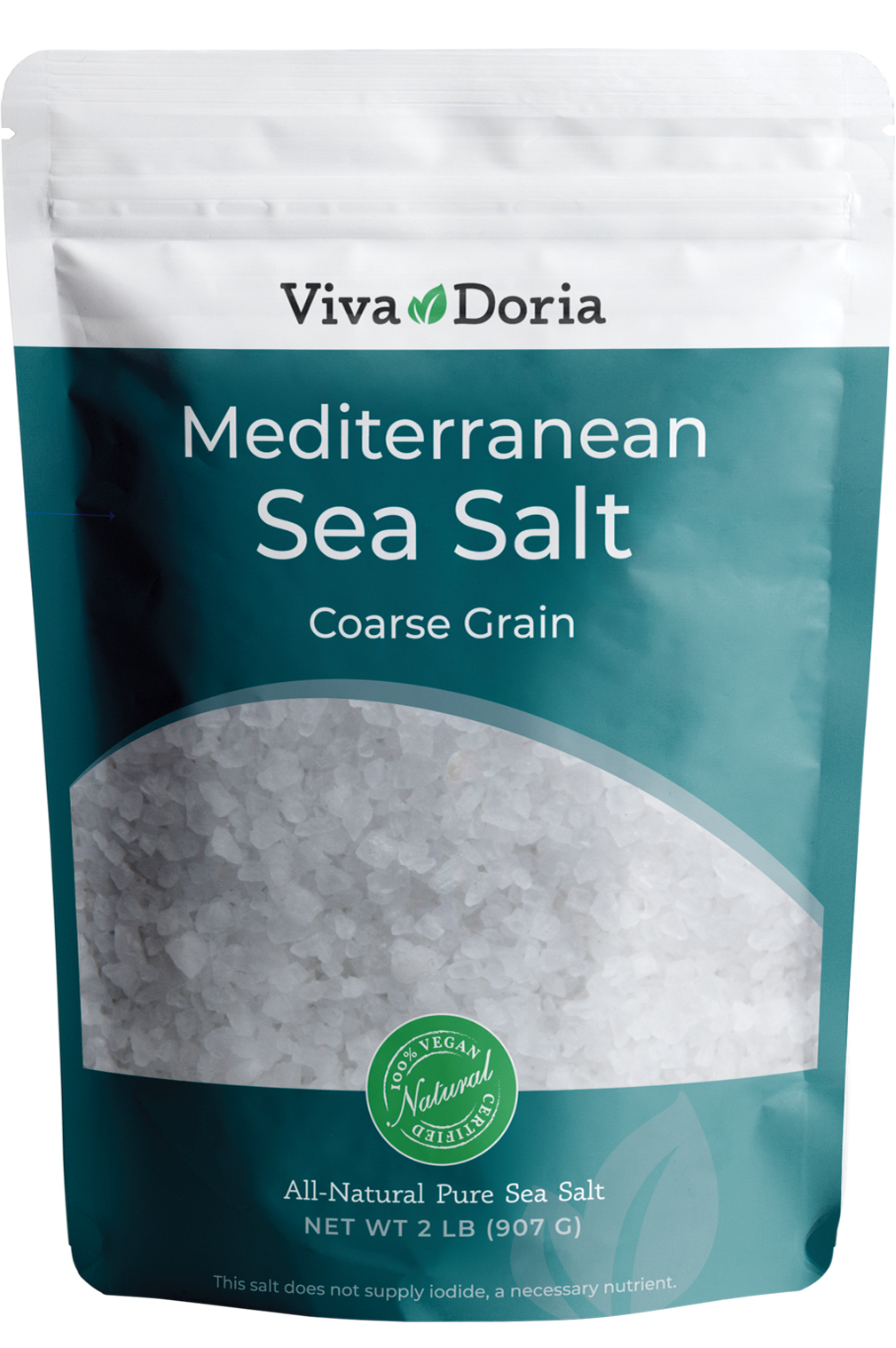 Mediterranean Sea Salt, Coarse Grain, 2 lb