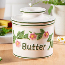 Butter Bell Raised painted Floral