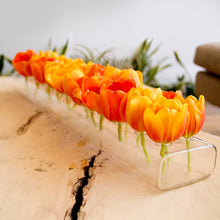 Clear Vase Long For Floral Arrangements Centerpiece