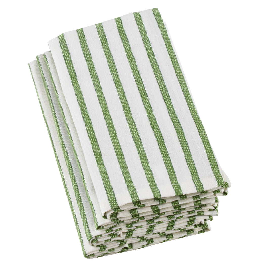 Green Striped Design Napkin