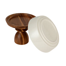 Acacia Wood Pedestals