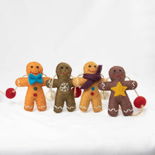 Garland - Felt Gingerbread Man - Christmas Decor
