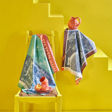 BBQ De La Mer Bleu Jacquard Kitchen Towel