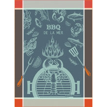 BBQ De La Mer Bleu Jacquard Kitchen Towel