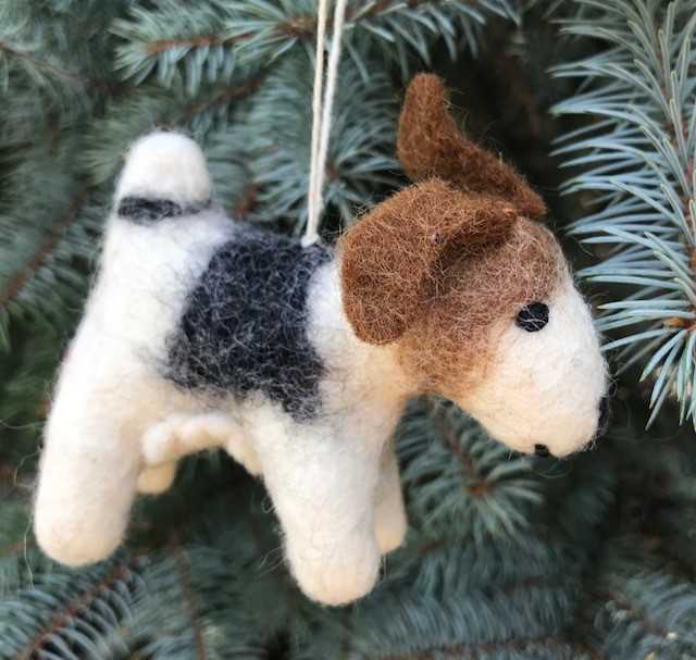 Ornament - Felt Dog