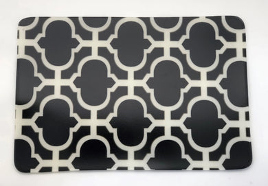 Rect. Trivet-Black & White