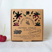 Beeswax Cherry Birthday Candles