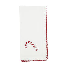 Whip Stitch Candy Cane Napkin