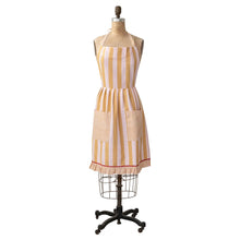 Pink & Mustard Stripe Apron