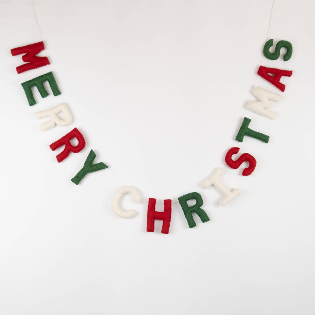 Garland - Merry Christmas - NEW