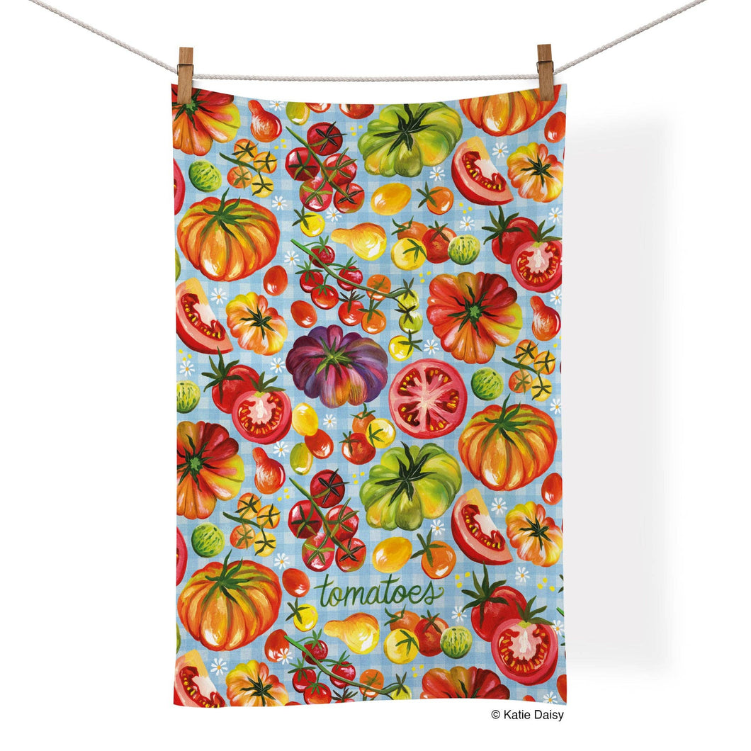 Tomatoes Cotton Cotton Tea Towel