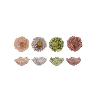 Stoneware Flower Shaped Bowl-Small