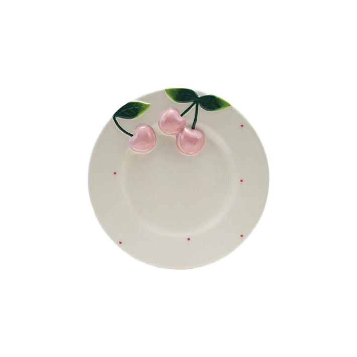 Handpainted Cherry Plate
