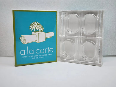 Flower Napkin Holder S/4