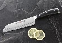 Classic Ikon 7" Santoku, Hollow Edge