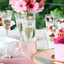 Optical Gold Champagne Glass