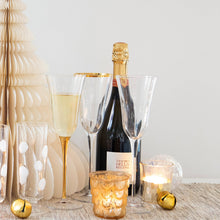 Optical Gold Champagne Glass