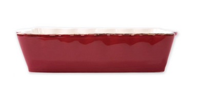 Large Red Rectangular Baker-Red