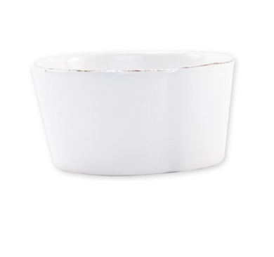 Lastra Melamine White Condiment Bowl