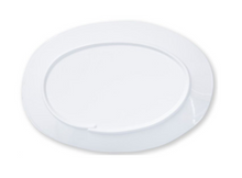 Lastra Melamine Oval Platter White