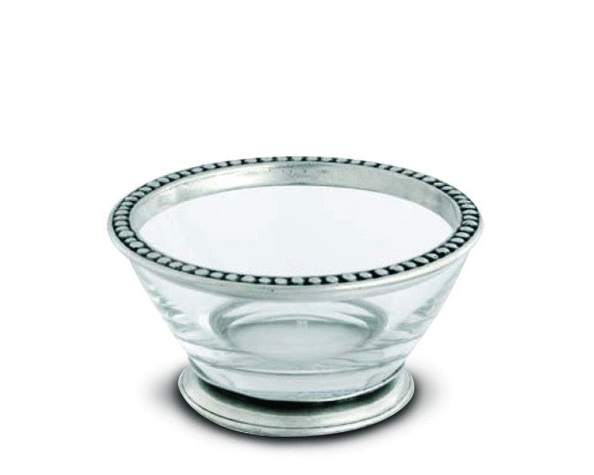 Pewter Beaded Medici Bowl, Medium