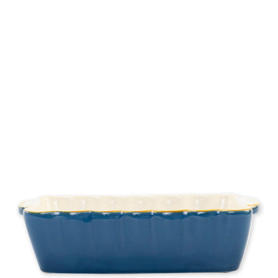 Large Blue Rectangular Baker