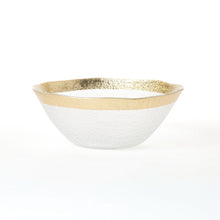 Rufolo Glass Gold Organic Small Bowl