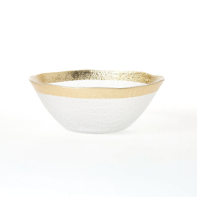 Rufolo Glass Gold Organic Small Bowl