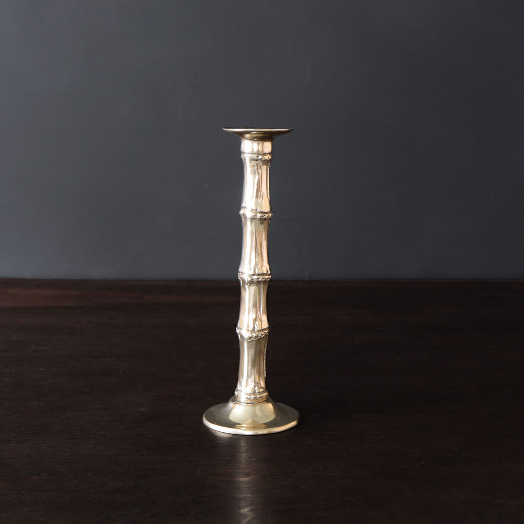 Sierra Modern Bamboo Candlestick, Large